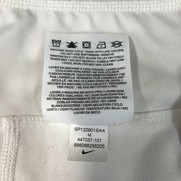 Nike Dri-Fit Womens White Ruffle Hem Athletic Wear Tennis Skort Size M - Picture 6 of 9